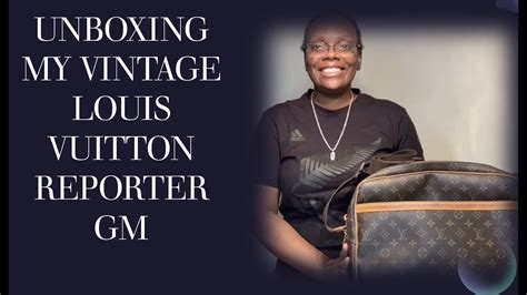 Unboxing My Vintage Louis Vuitton Reporter GM!!! .